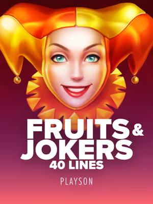Fruits and Jokers 40 lines